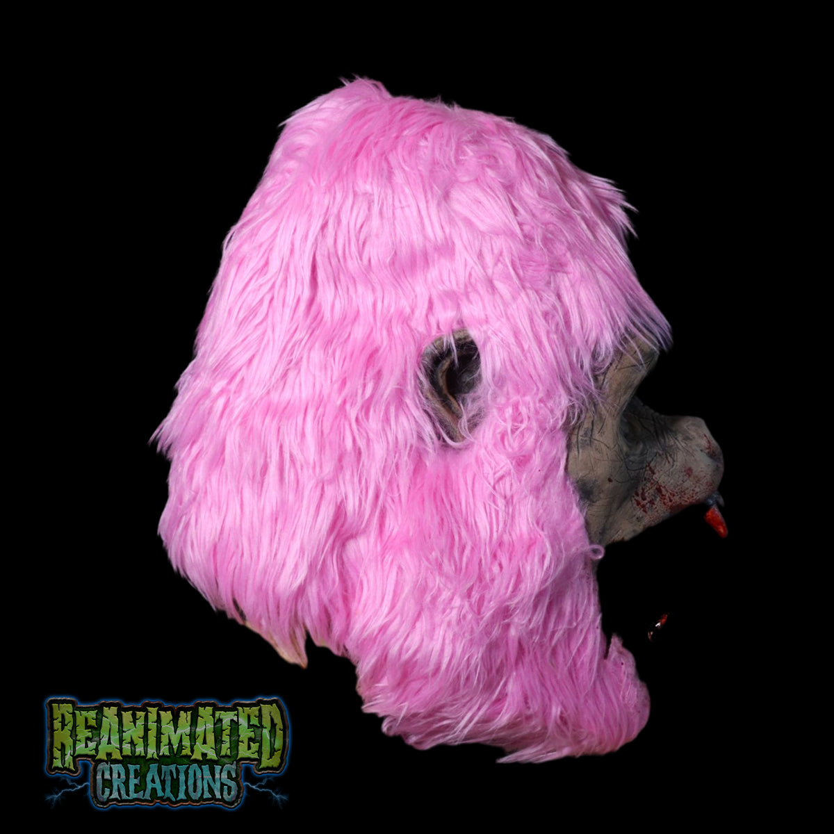 Pink Gorilla Display Mask w/Blood